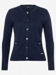 More & More Kardigan w kolorze granatowym rozmiar: 38. Niebieskie kardigany damskie MORE & MORE, s, bez wzorów, prążkowane. Za 104.99 zł.