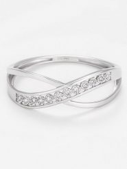 Maison héritage PARIS Złoty pierścionek z diamentami rozmiar: 54. Szare pierścionki damskie maison héritage PARIS, z diamentem, złote. Za 1,078.99 zł.