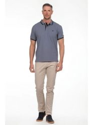 The Time of Bocha Koszulka polo w kolorze szarym rozmiar: XL. Szare koszulki polo męskie The Time of Bocha, xl, bez wzorów, z bawełny, bez ramiączek. Za 104.99 zł.