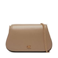 Torebka Calvin Klein. Brązowe torebki klasyczne damskie CALVIN KLEIN, bez wzorów, bez dodatków. Za 409.99 zł.