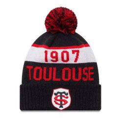 Czapka Stade Toulousain 2025/26. Czarne czapki męskie New Era, bez wzorów, z materiału, eleganckie. Za 147.00 zł.