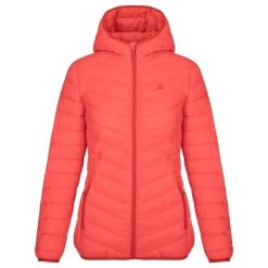 Kurtka damska LOAP Irmania - wodoodporna, fluo koralowy róż. Czerwone kurtki damskie LOOP, na zimę, bez wzorów, z puchu, bez kaptura. Za 276.99 zł.