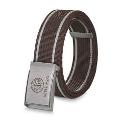 Pasek parciany BETLEWSKI PRC-07_SR-2 XL brązowy. Brązowe paski męskie Betlewski, bez wzorów, z materiału. Za 34.99 zł.