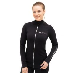Bluza dresowa termoaktywna rozpinana damska Brubeck Athletic. Czarne bluzy bez kaptura damskie Brubeck, xl, z dresówki. Za 239.99 zł.