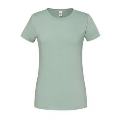 Koszulka Damska Iconic 190. Szare bluzki damskie Fruit of the Loom, xl, bez wzorów, sportowe, bez kołnierzyka, bez ramiączek. Za 37.99 zł.
