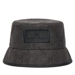 Kapelusz Elisabetta Franchi. Czarne kapelusze damskie Elisabetta Franchi, bez wzorów. Za 599.99 zł.