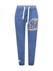Geographical Norway Spodnie dresowe "Makim" w kolorze niebieskim rozmiar: L. Niebieskie spodnie dresowe męskie Geographical Norway, bez wzorów, z dresówki. Za 91.99 zł.