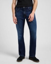 MESKIE SPODNIE LEE BROOKLYN STRAIGHT GABRIEL 112372640. Spodnie materiałowe męskie Lee, bez wzorów, z jeansu. Za 219.99 zł.