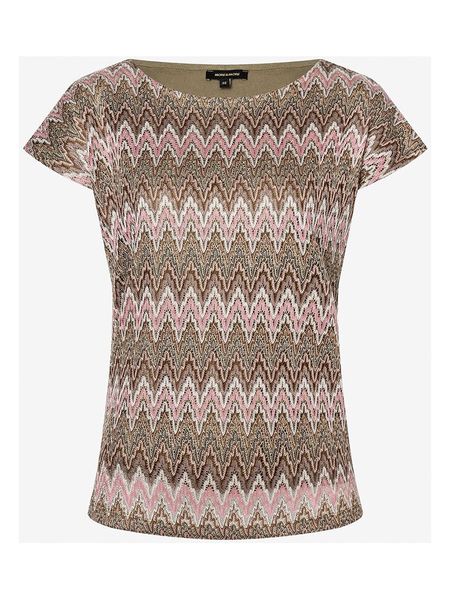 More & More Koszulka w kolorze jasnoróżowo-brązowym rozmiar: 40. Brązowe bluzki damskie MORE & MORE, bez wzorów, bez kołnierzyka, bez ramiączek. Za 87.19 zł.