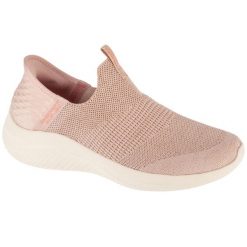 Buty sportowe Sneakersy damskie, Slip-Ins Ultra Flex 3.0 - Glitter Me. Czerwone buty sportowe na co dzień damskie Skechers, bez wzorów, trekkingowe. Za 379.99 zł.
