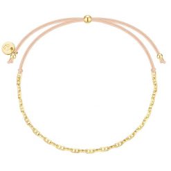 Glanzstücke München Bransoletka z srebra próby 925 w kolorze zlotym Bransoletki 1 ct Damski. Żółte bransoletki damskie Glanzstücke München, pozłacane. Za 129.99 zł.