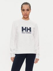 Helly Hansen Bluza Logo 2.0 34462 Biały Regular Fit. Białe bluzy bez kaptura damskie Helly Hansen, xs, z bawełny. Za 219.99 zł.