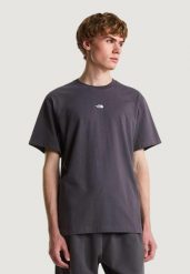 Krótki top T-shirt M ESSENTIAL CENTER LOGO RELAXED SHORT SL HEREN Szary. Szare t-shirty męskie The North Face, m, bez wzorów, z bawełny, bez kołnierzyka. Za 209.99 zł.