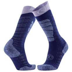 Skarpety narciarski kobieta Sidas Ski Merino Lady wysokosc goleni. Fioletowe skarpetki damskie SIDAS, bez wzorów. Za 145.00 zł.