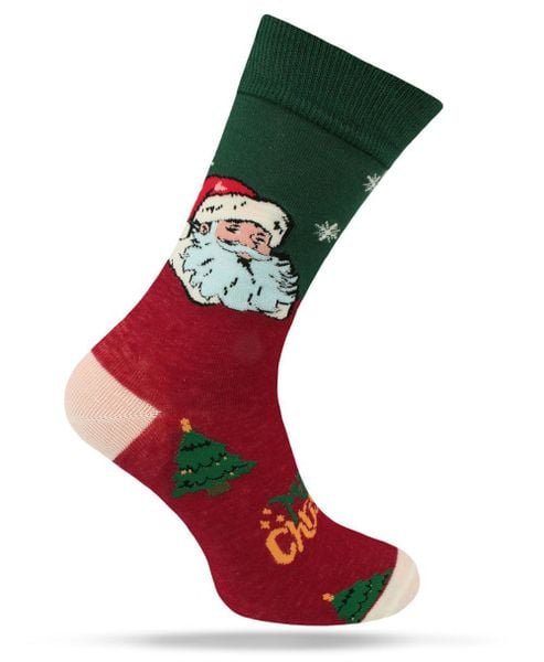 Świąteczne Skarpetki - Alties - Mikołaj, Merry Christmas. Skarpetki męskie Alties, bez wzorów, z bawełny. Za 19.90 zł.