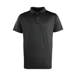Koszulka polo Coolchecker z zatrzaskami Premier. Czarne koszulki polo męskie PREMIER, s, bez wzorów, z poliesteru, bez ramiączek. Za 107.00 zł.