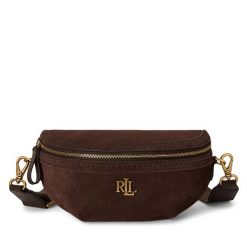 Torebka LAUREN RALPH LAUREN. Brązowe torebki klasyczne damskie Lauren Ralph Lauren, bez wzorów, bez dodatków. Za 1,299.00 zł.