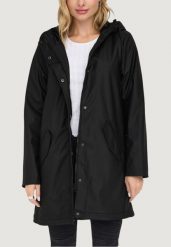 Kurtka anorak Kobieta ONLY ONLSALLY RAINCOAT OTW NOOS. Czarne kurtki damskie Only, na jesień, m, bez wzorów, z poliesteru, bez kaptura. Za 255.15 zł.