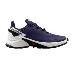 Buty do biegania damskie Salomon Supercross 4 GTX. Niebieskie obuwie do biegania damskie Salomon. Za 480.00 zł.