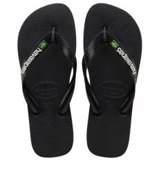 Klapki Havaianas Model 4110850 Kolor Czarny. Czarne klapki i japonki męskie Havaianas, z gumy. Za 61.49 zł.