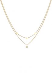 Elli Damski wisior warstwowy Gwiazda Astro z kryształami w srebrze próby 925 sterling silver Naszyjniki 1 ct. Szare naszyjniki damskie Elli, srebrne. Za 314.79 zł.