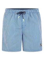 Happy Shorts Szorty kąpielowe w kolorze niebiesko-białym rozmiar: XXL. Niebieskie szorty sportowe męskie Happy Shorts, xxl, z materiału, outdoorowe. Za 59.95 zł.