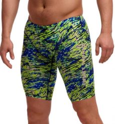 Spodenki do pływania Jammery Funky Trunks Scaled Back. Kąpielówki męskie FUNKY TRUNKS, m, bez wzorów, z materiału, na fitness i siłownię. Za 219.00 zł.