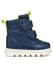 Geox Śniegowce B Willaboom Boy B Ab B365BG 0FU54 C0749 M Granatowy. Niebieskie buty zimowe chłopięce Geox, ze skóry. Za 329.99 zł.