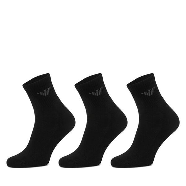 Skarpety krótkie Emporio Armani Underwear. Czarne skarpetki męskie Emporio Armani Underwear, bez wzorów. Za 129.99 zł.