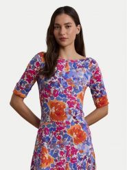 LAUREN RALPH LAUREN Sukienka codzienna 250972596001 Kolorowy Regular Fit. Sukienki damskie Lauren Ralph Lauren, na co dzień, s, bez wzorów, z bawełny, bez kołnierzyka, bez ramiączek, proste. Za 539.99 zł.