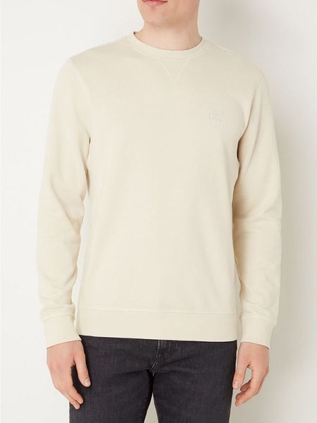 Hugo Boss Underwear Sweter w kolorze kremowym rozmiar: S. Brązowe swetry męskie Hugo Boss Underwear, s, bez wzorów, bez kołnierzyka. Za 344.95 zł.
