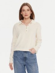 Kontatto Sweter 3M0977C Écru Regular Fit. Swetry klasyczne damskie Kontatto, m, z wełny, bez kołnierzyka. Za 489.99 zł.
