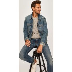 Calvin Klein Jeans - Kurtka. Niebieskie kurtki męskie Calvin Klein Jeans, l, bez wzorów, z bawełny, bez kaptura. W wyprzedaży za 319.90 zł.
