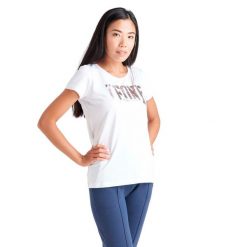 Damska koszulka basic z krótkim rękawem. Białe t-shirty damskie LEONE 1947 APPAREL, bez wzorów, z bawełny, bez kołnierzyka. Za 69.47 zł.