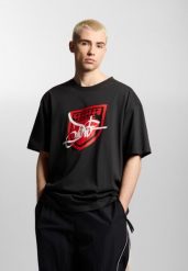 Koszulka sportowa męska Prosto Damage Target z krótkim rękawem. Czarne t-shirty sportowe męskie Prosto., m, z bawełny, bez ramiączek. Za 124.99 zł.