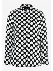 More & More Bluzka w kolorze biało-czarnym rozmiar: 38. Białe bluzki damskie MORE & MORE, bez wzorów, z wiskozy, bez kołnierzyka, bez ramiączek. Za 82.99 zł.