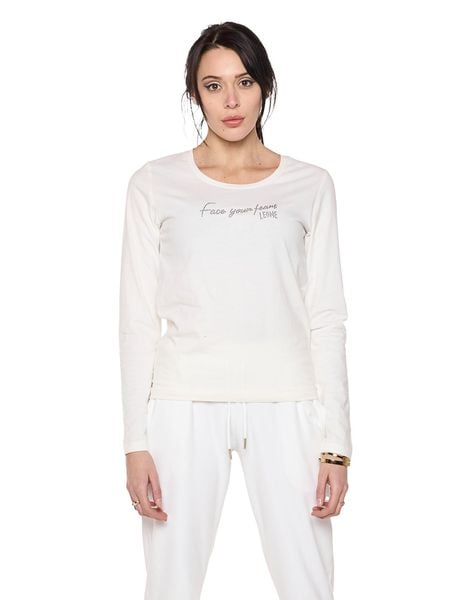 Koszulka z bawełna na co dzień na siłownię. Niebieskie bluzki sportowe damskie LEONE 1947 APPAREL, m, bez wzorów, z bawełny, bez ramiączek. Za 164.19 zł.