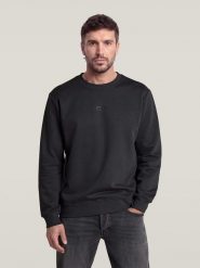 G-Star Bluza w kolorze czarnym rozmiar: XXL. Czarne bluzy bez kaptura męskie G-Star, xxl, z bawełny. Za 279.95 zł.
