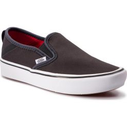 Tenisówki VANS - Comfycush Slip VN0A3WME6BT1 Black/True White. Czarne trampki i tenisówki męskie Vans, bez wzorów, z gumy, bez zapięcia. W wyprzedaży za 229.00 zł.