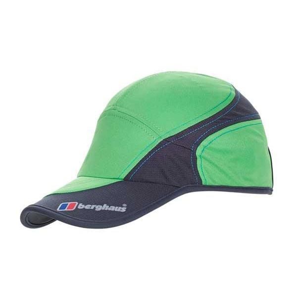 Ultralekka czapka biegowa Vapourlight Mesh Cap Berghaus. Zielone czapki męskie Berghaus, bez wzorów, z meshu. W wyprzedaży za 83.00 zł.