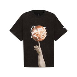 Koszulka sportowa męska Puma Dylan Exhibit. Czarne t-shirty sportowe męskie Puma, l, z bawełny, bez ramiączek, do koszykówki. Za 188.35 zł.