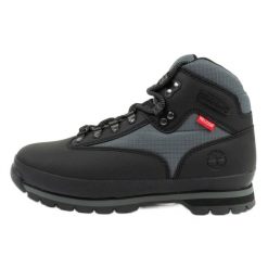 Buty Timberland Euro Hiker TB0A64ZH015 czarne. Czarne buty trekkingowe męskie na zimę, ze skóry, bez zapięcia, trekkingowe. Za 692.27 zł.