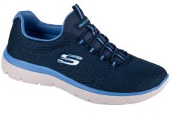 Buty treningowe damskie, Summits - Artistry Chic. Niebieskie obuwie treningowe damskie Skechers, na fitness i siłownię. Za 276.50 zł.