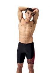 Speedo Kąpielówki "Eco Medley" w kolorze czarno-pomarańczowym rozmiar: 8. Czarne kąpielówki męskie Speedo, bez wzorów, z materiału. Za 113.90 zł.