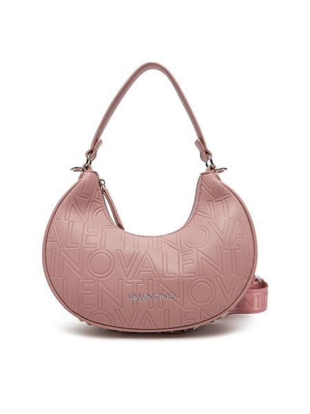 Valentino Torebka Shelby VBS90A07 Różowy. Czerwone torebki klasyczne damskie Valentino, bez wzorów, ze skóry, bez dodatków. Za 529.99 zł.