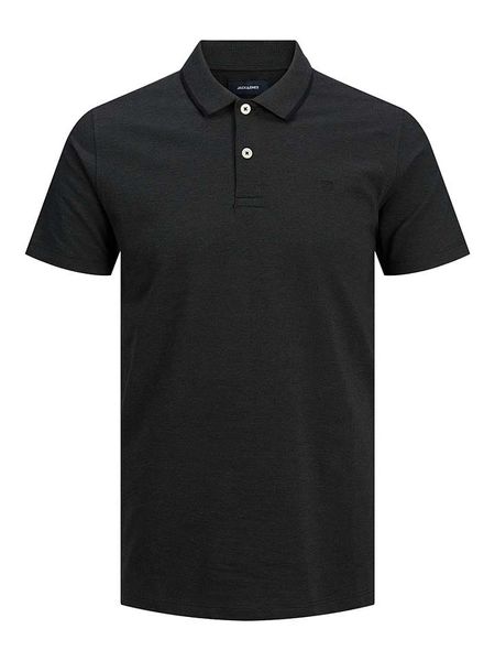 Jack & Jones Koszulka polo "Paulos" w kolorze czarnym rozmiar: M. Czarne koszulki polo męskie Jack & Jones, m, bez wzorów, z bawełny, bez ramiączek. Za 57.99 zł.