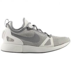 Buty do chodzenia męskie Nike Duel Racer. Szare buty sportowe na co dzień męskie Nike, z materiału, bez zapięcia, trekkingowe. Za 703.00 zł.