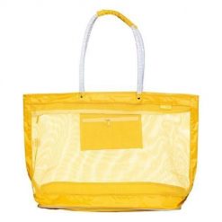 Torba plażowa Beco z siateczki 48x40x23 cm żółta. Żółte torebki klasyczne damskie 47 Brand, bez wzorów, z materiału, bez dodatków. Za 204.99 zł.