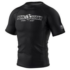 Koszulka Męska na siłownię rashguard MMA EXTREME HOBBY HOOLS. Czarne bielizna termoaktywna męska EXTREME HOBBY, l, bez wzorów, z bawełny. Za 199.00 zł.