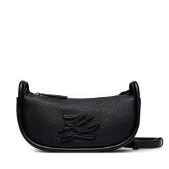 Torebka KARL LAGERFELD. Czarne torebki klasyczne damskie Karl Lagerfeld, bez wzorów, bez dodatków. Za 999.99 zł.